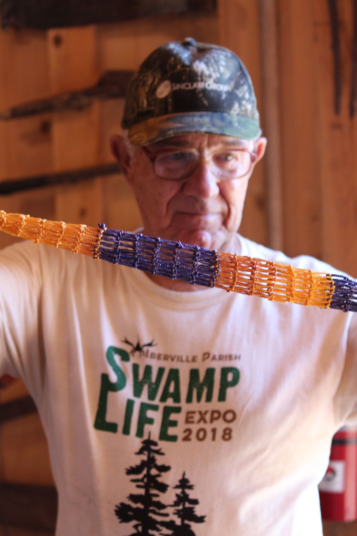 Greg Guillot's handmade net.JPG